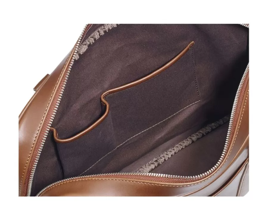 Store Cartera de hombre de piel con bandolera Dorado Karlington Iii Maletínes, Bolsos Y Guantes