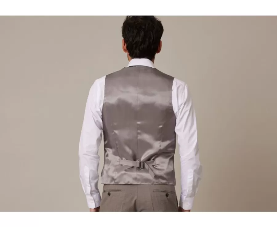 New Chaleco de traje hombre Topo moteado Lazare Chaquetas De Traje Y Chalecos