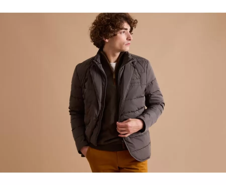 Outlet Chaqueta acolchada Chocolate para hombre Olson Iii Plumíferos