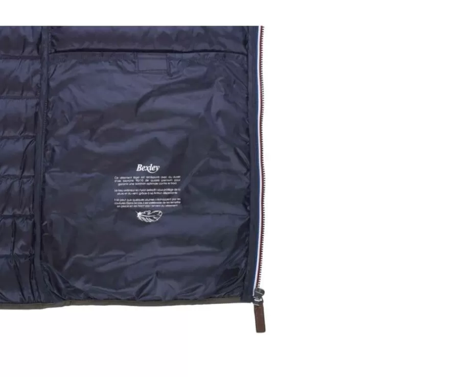 Fashion Chaqueta acolchada ligera con capucha para hombre Caqui Sivert Ii Plumíferos