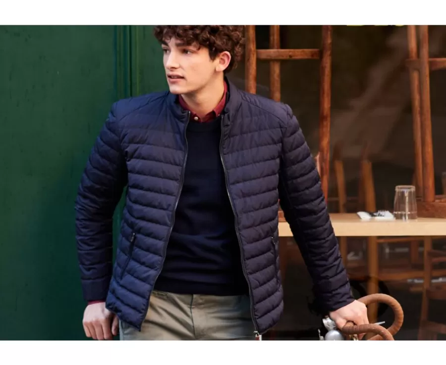 Outlet Chaqueta acolchada ligera con capucha para hombre Marino Sivert Ii Plumíferos