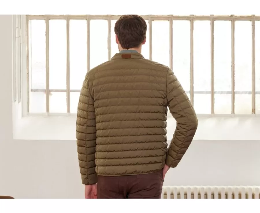 Outlet Chaqueta acolchada ligera de invierno para hombre Caqui Sven Iii Plumíferos