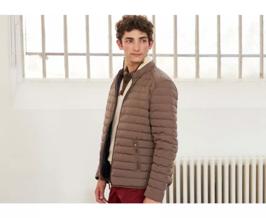 Cheap Chaqueta acolchada ligera de invierno para hombre Marrón Claro Sven Iii Plumíferos