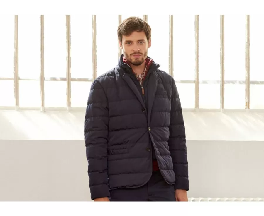 Cheap Chaqueta acolchada Marino Oscuro para hombre Olson Ii Plumíferos