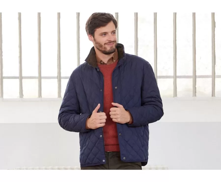 Outlet Chaqueta acolchada para hombre Navy Torsten Ii Cazadoras Y Chaquetas De Tela