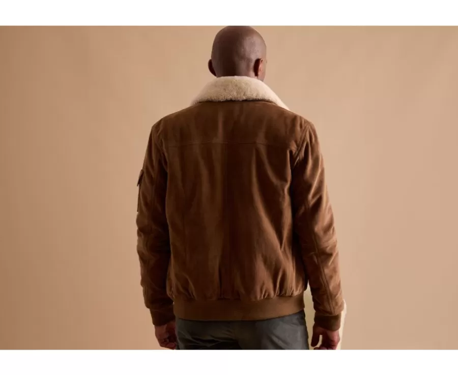 Sale Chaqueta de cuero de aviador Habana para hombre Everett Ii Cazadoras Y Chaquetas De Cuero