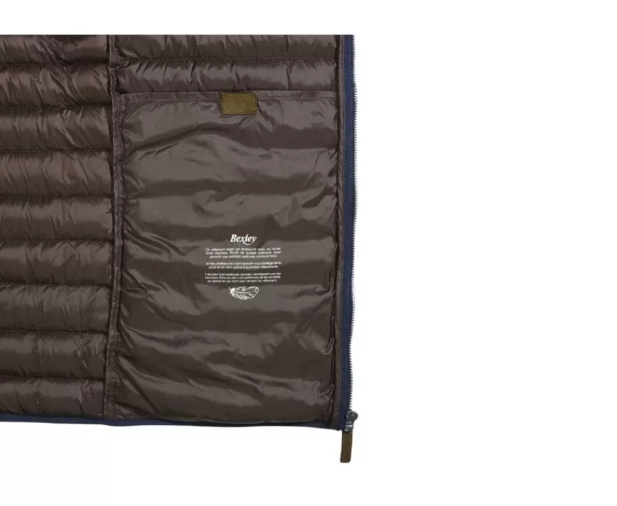 Store Chaqueta de plumas sin mangas para hombre Azul marino Niels Ii Chalecos Acolchados | Plumíferos