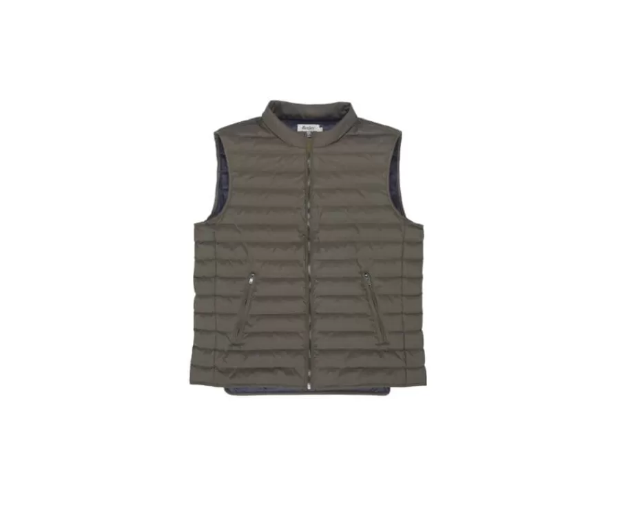 Clearance Chaqueta de plumas sin mangas para hombre Caqui Niels Ii Chalecos Acolchados