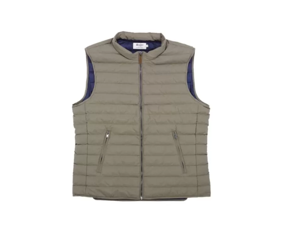 Hot Chaqueta de plumas sin mangas para hombre Caqui Niels Ii Chalecos Acolchados