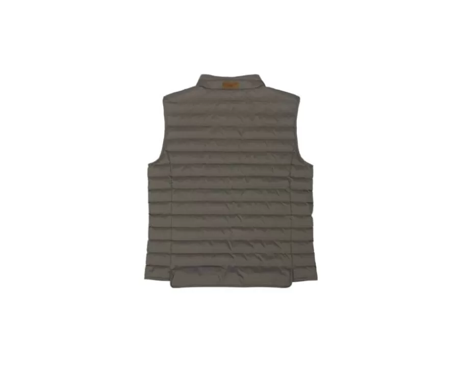 Clearance Chaqueta de plumas sin mangas para hombre Caqui Niels Ii Chalecos Acolchados