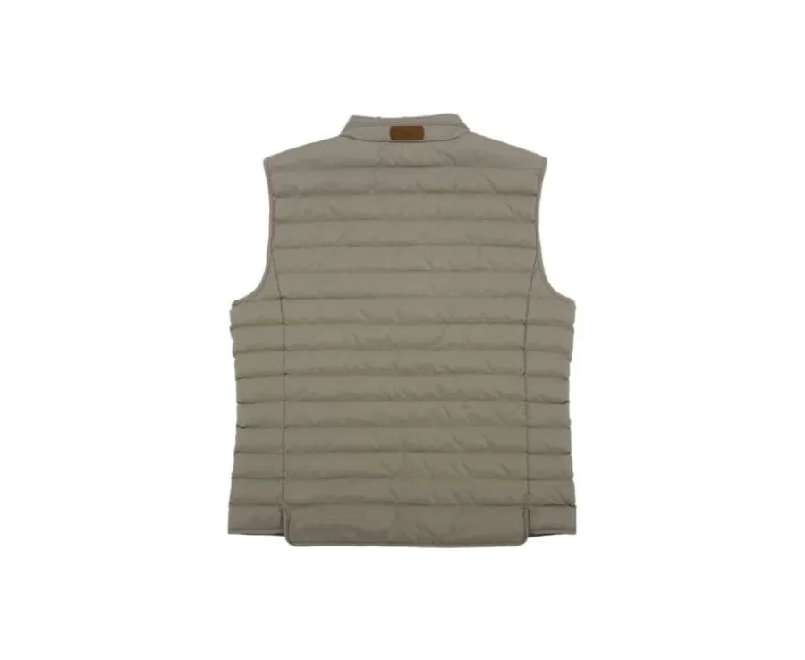 Hot Chaqueta de plumas sin mangas para hombre Caqui Niels Ii Chalecos Acolchados