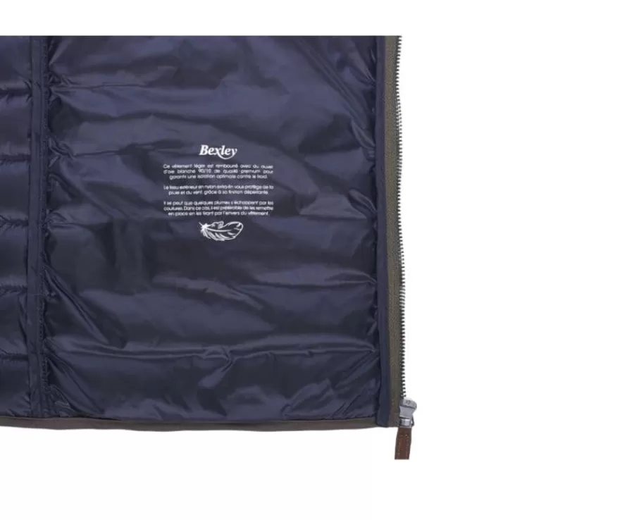Clearance Chaqueta de plumas sin mangas para hombre Caqui Niels Ii Chalecos Acolchados