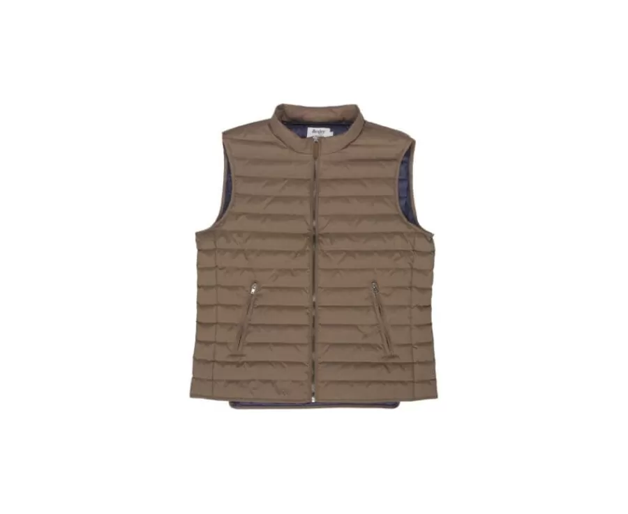 Best Chaqueta de plumas sin mangas para hombre Caramelo Niels Ii Chalecos Acolchados
