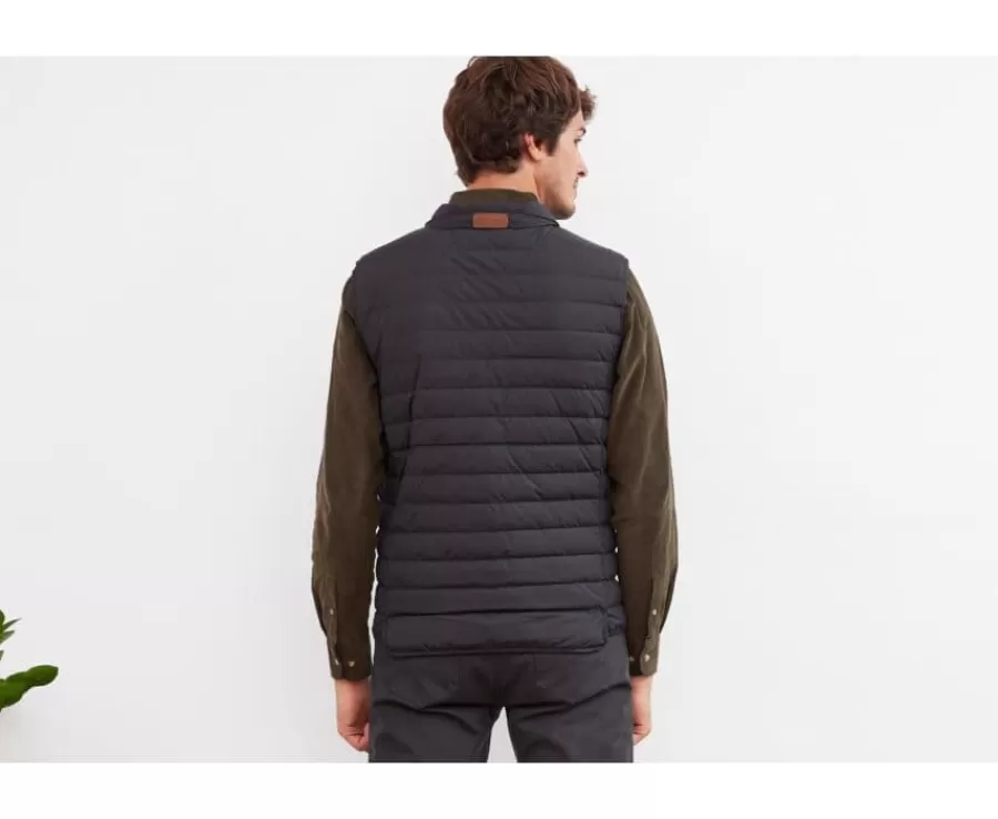 Shop Chaqueta de plumas sin mangas para hombre Carbón Niels Ii Chalecos Acolchados | Plumíferos