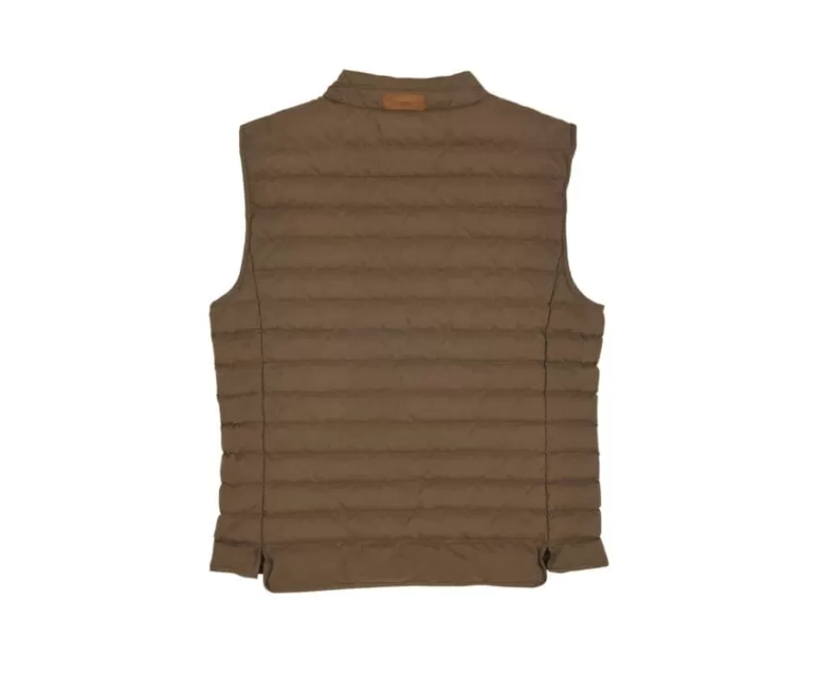 Discount Chaqueta de plumas sin mangas para hombre Marrón Niels Ii Chalecos Acolchados | Plumíferos
