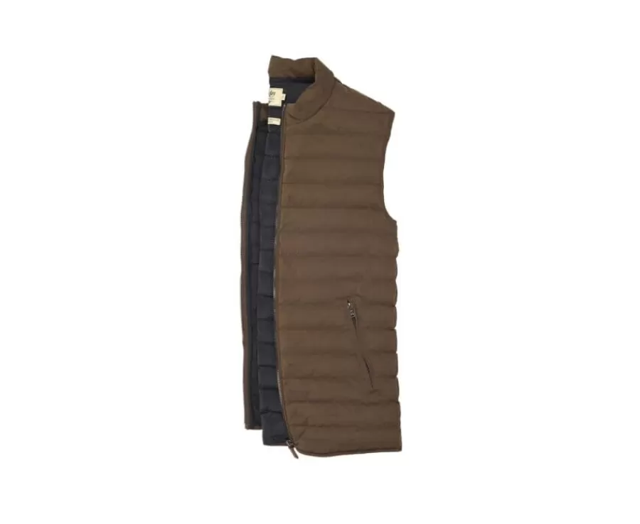 Discount Chaqueta de plumas sin mangas para hombre Marrón Niels Ii Chalecos Acolchados | Plumíferos