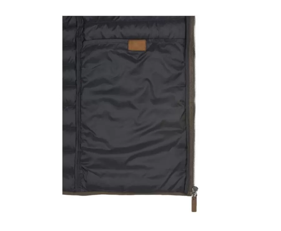 Discount Chaqueta de plumas sin mangas para hombre Marrón Niels Ii Chalecos Acolchados | Plumíferos
