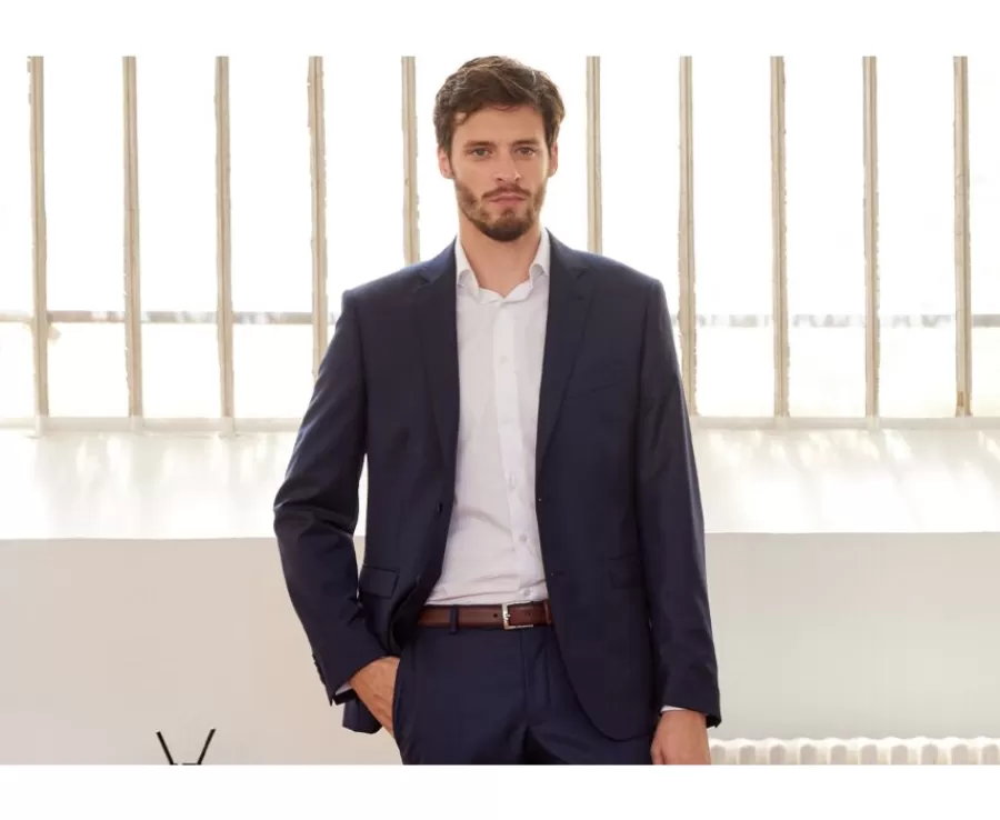 Outlet Chaqueta de traje hombre Azul petróleo Lazare Chaquetas De Traje Y Chalecos