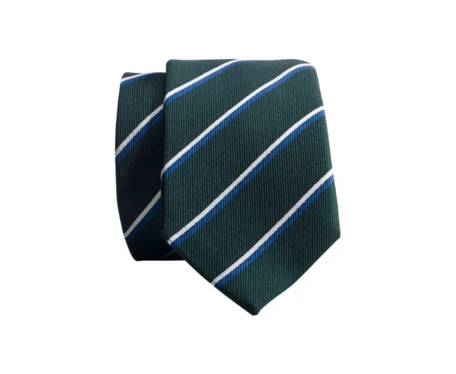 Discount Corbata de hombre de seda verde azul y crudo Corbatas, Pajaritas Y Pañuelos De Bolsillo | Corbatas Y Pajaritas