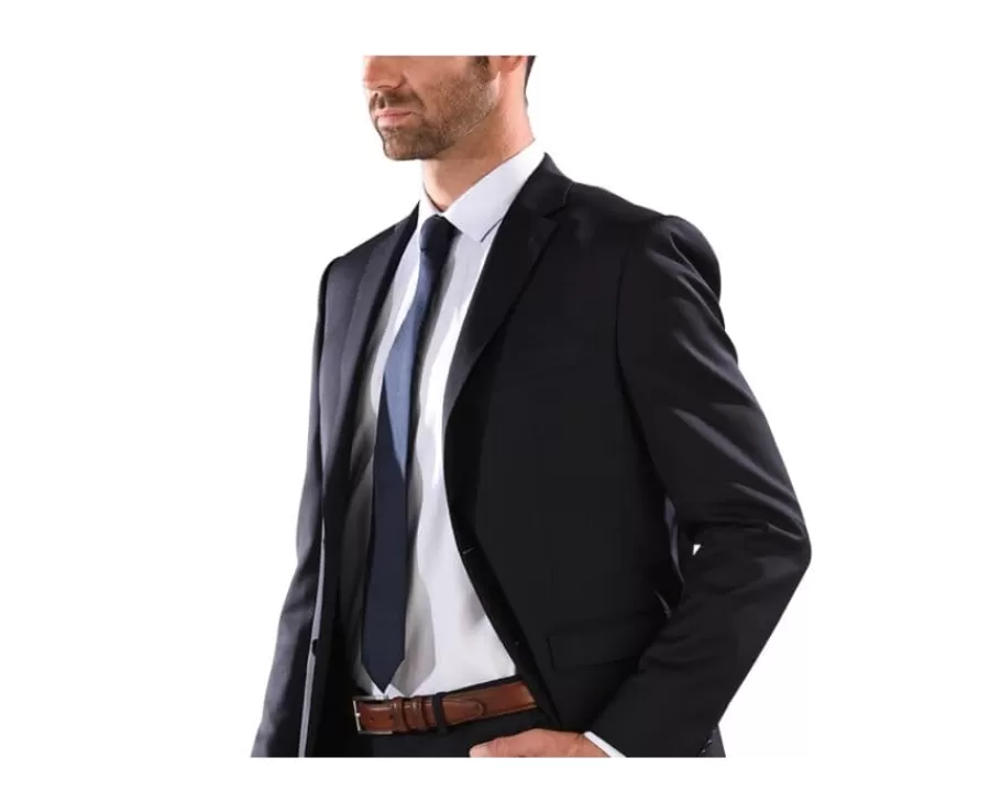 Best Sale Corbata de seda unida Azul marino para hombre Corbatas, Pajaritas Y Pañuelos De Bolsillo | Corbatas Y Pajaritas