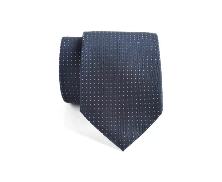 Discount Corbata hombre de seda Azul marino micropuntos Azul rey Corbatas, Pajaritas Y Pañuelos De Bolsillo | Corbatas Y Pajaritas