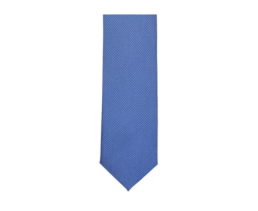 Store Corbata hombre de seda Azul micropuntos blancos Corbatas, Pajaritas Y Pañuelos De Bolsillo | Corbatas Y Pajaritas