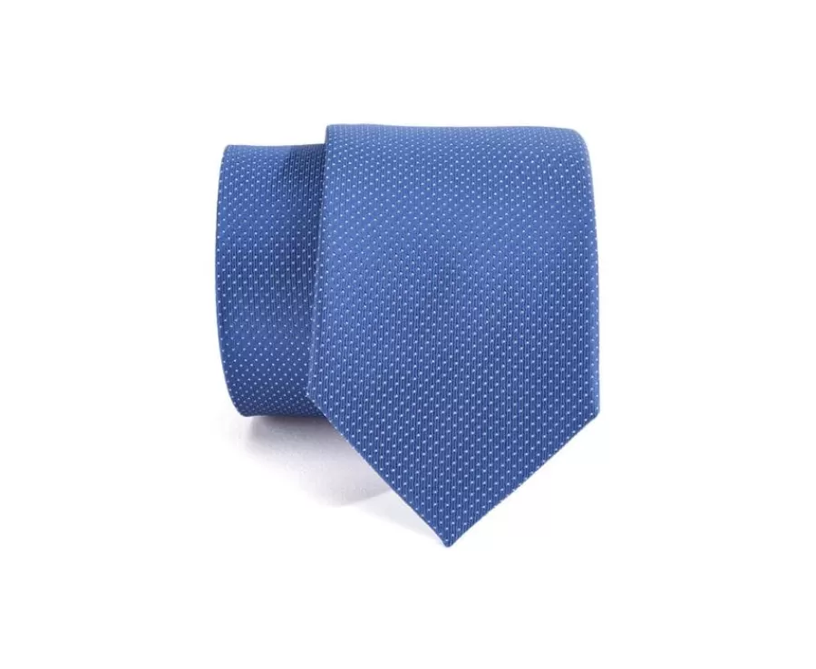 Store Corbata hombre de seda Azul micropuntos blancos Corbatas, Pajaritas Y Pañuelos De Bolsillo | Corbatas Y Pajaritas