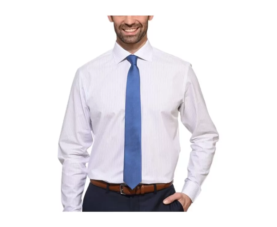 Store Corbata hombre de seda Azul micropuntos blancos Corbatas, Pajaritas Y Pañuelos De Bolsillo | Corbatas Y Pajaritas