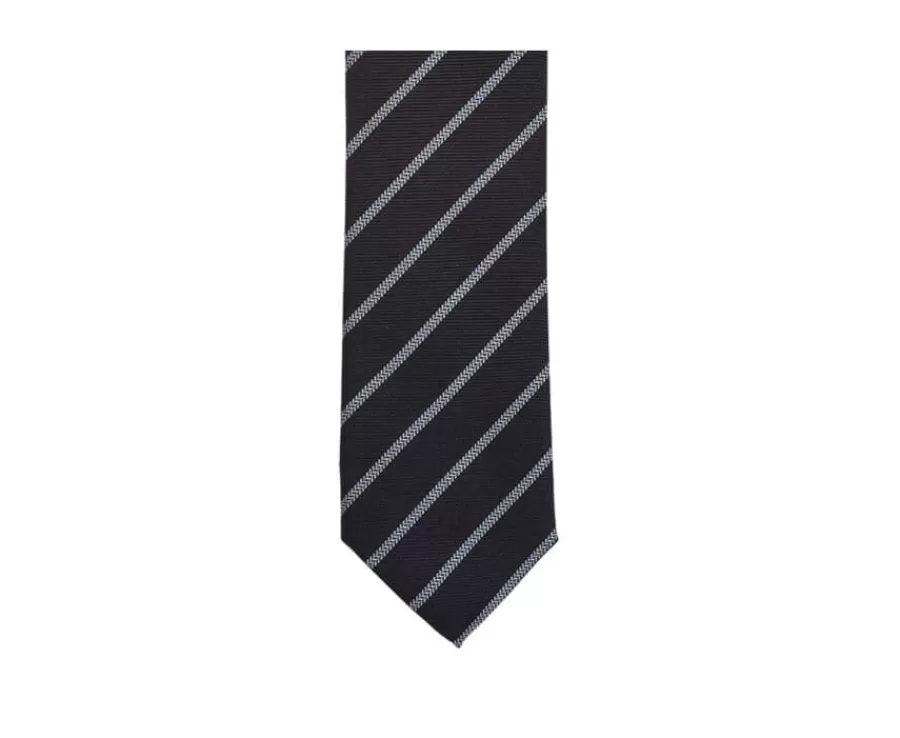 Best Sale Corbata para hombre de seda Azul marino a rayas Celeste Corbatas, Pajaritas Y Pañuelos De Bolsillo | Corbatas Y Pajaritas