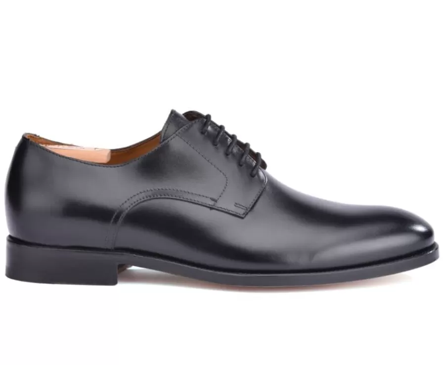 Cheap Derby de cuero Negro para hombre Penford Zapatos Confort | Zapatos Derby Y Bluchers