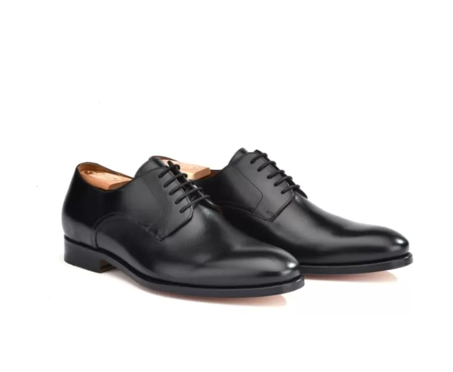 Cheap Derby de cuero Negro para hombre Penford Zapatos Confort | Zapatos Derby Y Bluchers