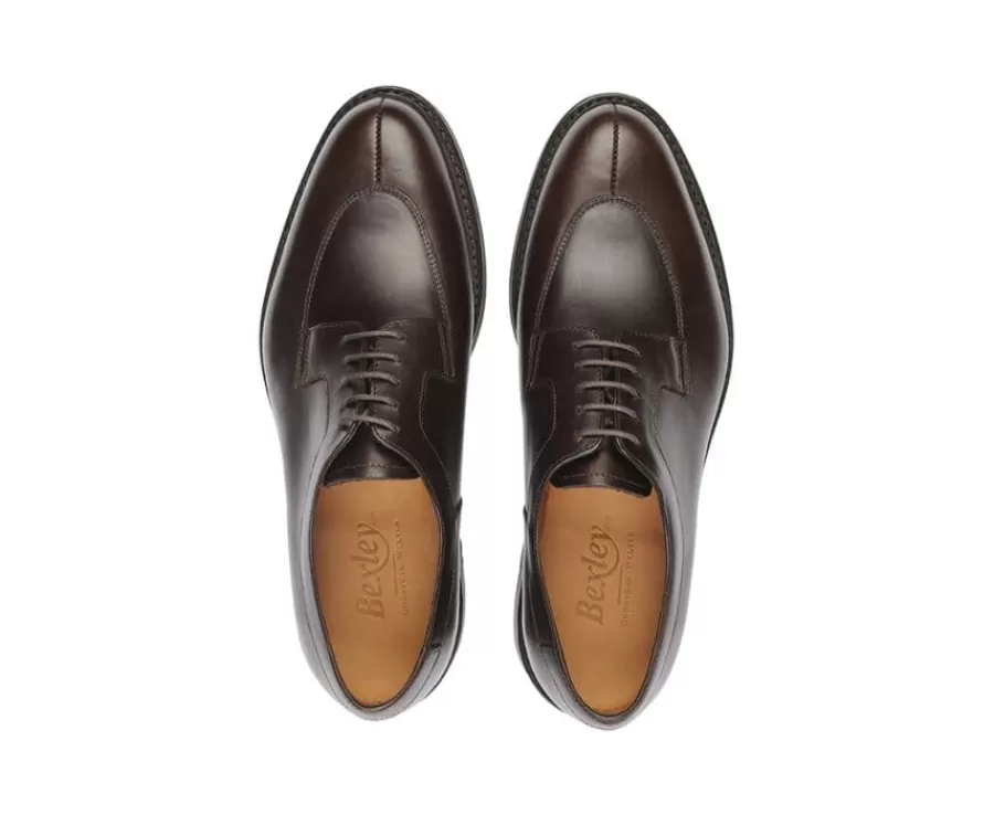Online Derby para hombre Chocolate con suela de caucho Kent Gomme Country Zapatos Confort | Zapatos Derby Y Bluchers