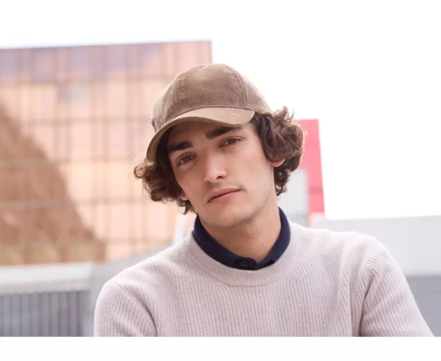 Best Sale Gorra de Terciopelo Color Caqui Bradwell Ii Bufandas Y Pañuelos
