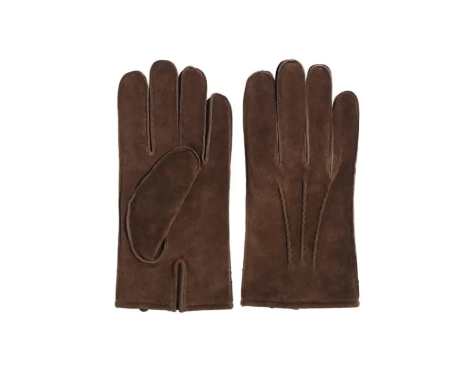 Flash Sale Guantes de piel de cordero Terciopelo Habana para hombre Maletínes, Bolsos Y Guantes