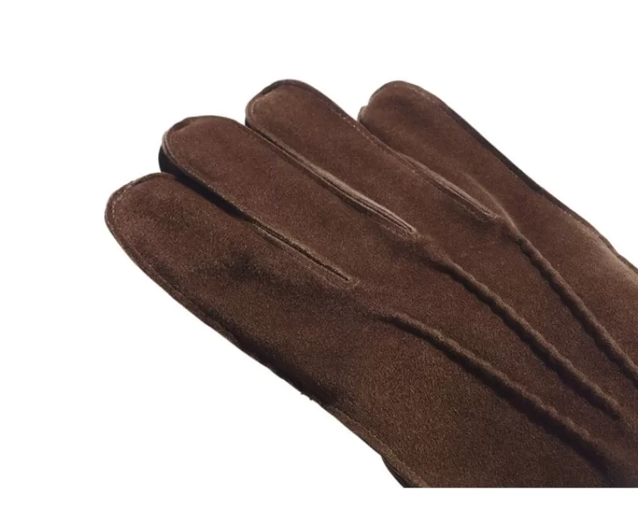 Flash Sale Guantes de piel de cordero Terciopelo Habana para hombre Maletínes, Bolsos Y Guantes