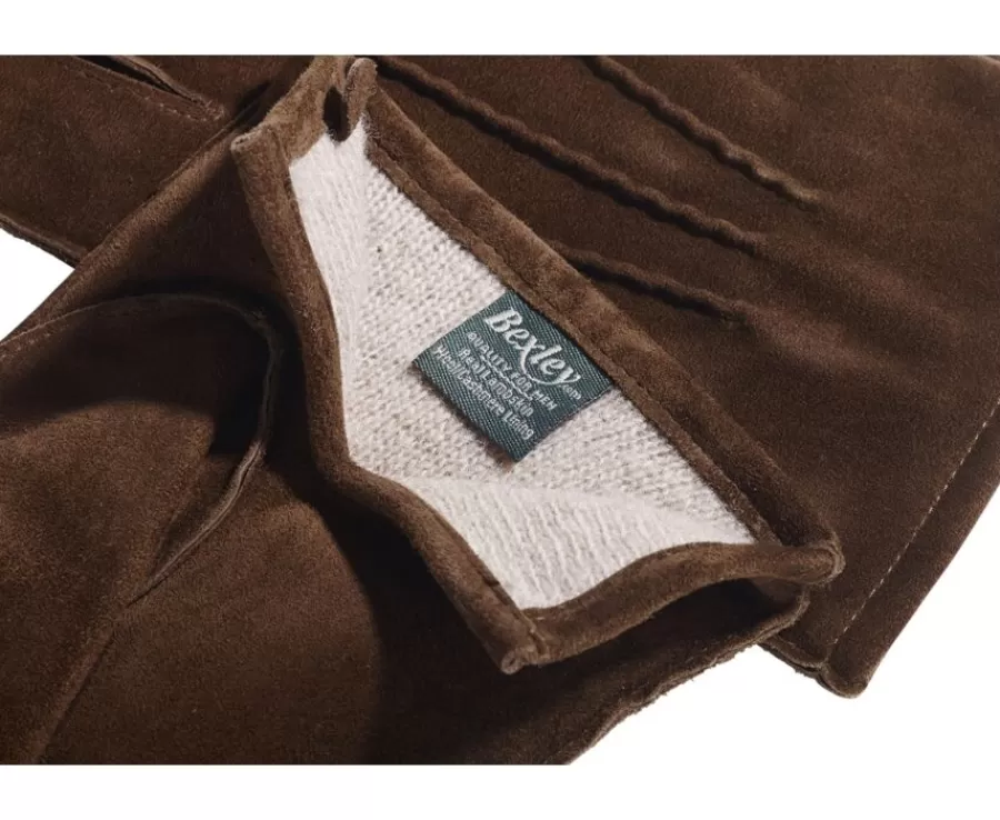 Flash Sale Guantes de piel de cordero Terciopelo Habana para hombre Maletínes, Bolsos Y Guantes