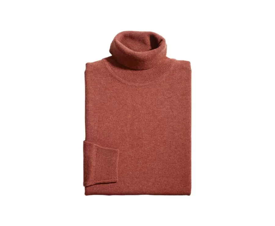 Shop Jersey de lana con cuello alto hombre Especia Moteado Emeric Jerséis De Cuello Alto | Jerséis De Punto