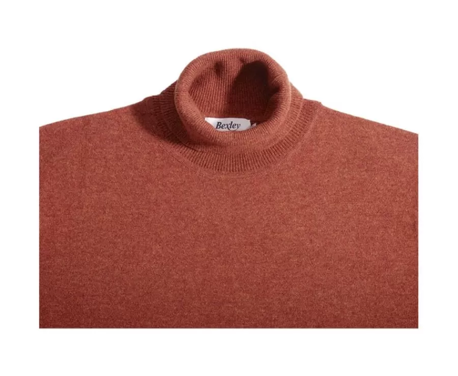 Shop Jersey de lana con cuello alto hombre Especia Moteado Emeric Jerséis De Cuello Alto | Jerséis De Punto