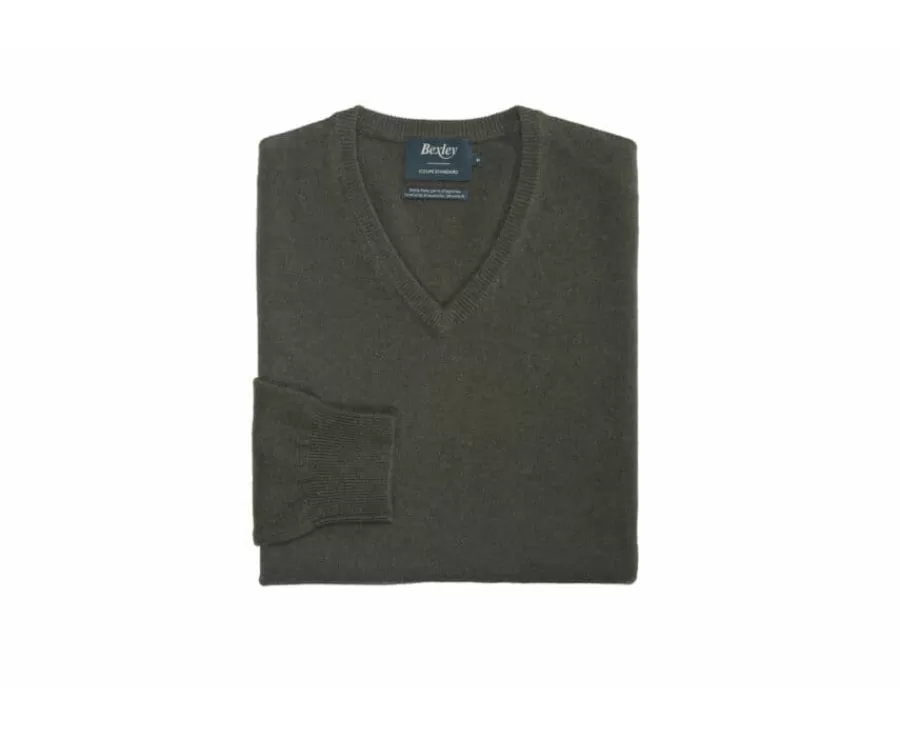 Cheap Jersey de lana con cuello de pico para hombre Verde Elian Jerséis De Punto | Jerséis De Cuello Pico