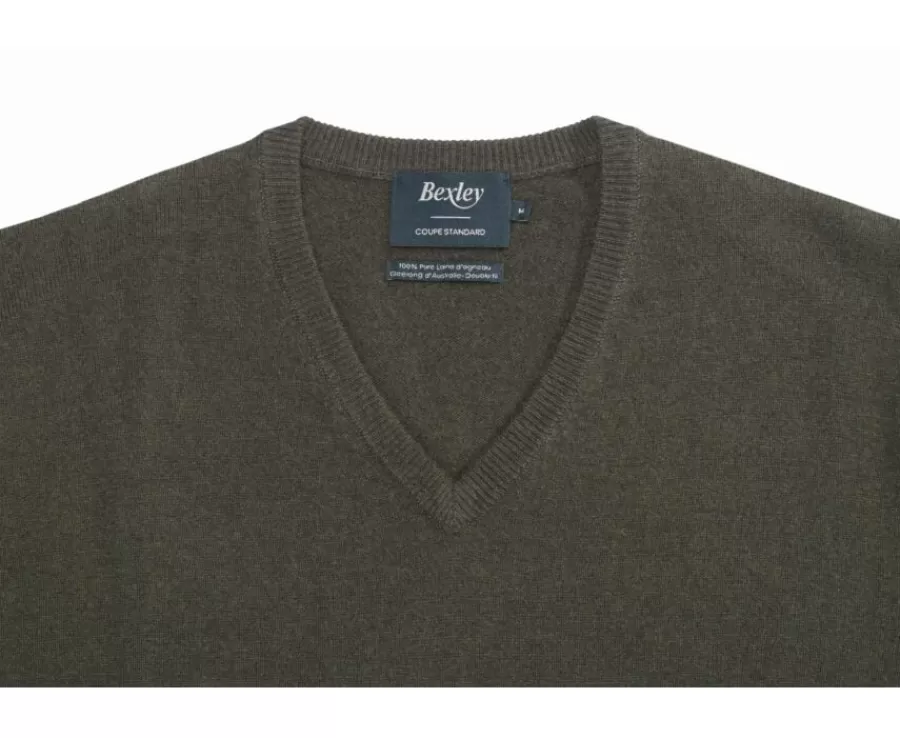 Cheap Jersey de lana con cuello de pico para hombre Verde Elian Jerséis De Punto | Jerséis De Cuello Pico