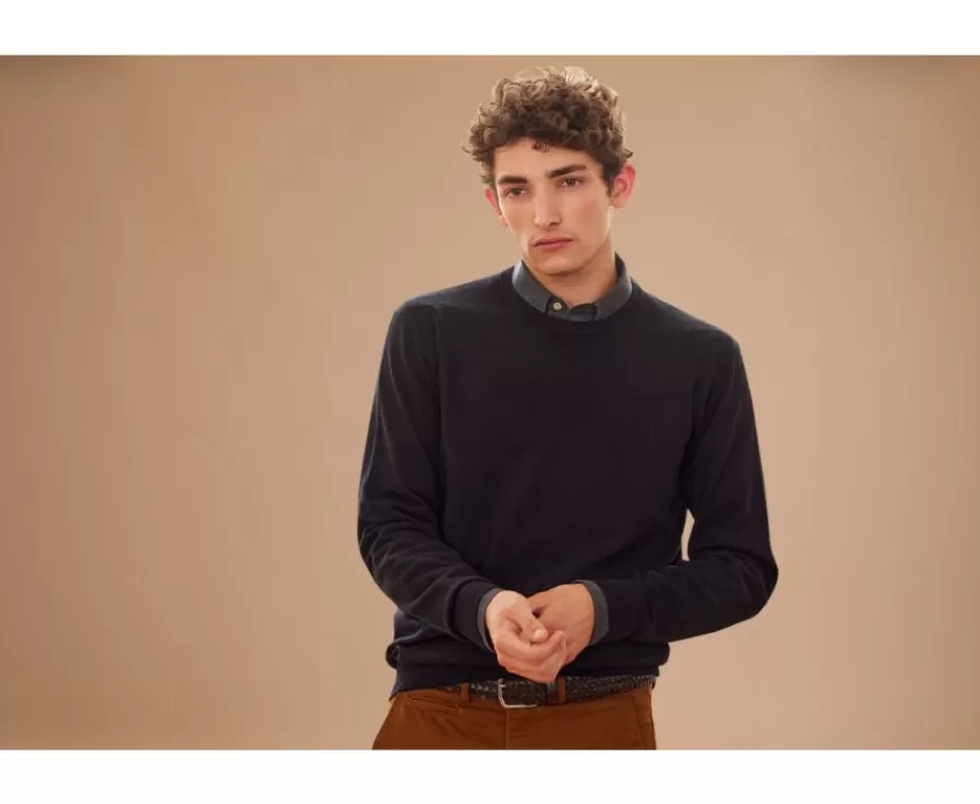 Sale Jersey de lana con cuello redondo Negro de hombre  Conan Jerséis Cuello Redondo | Jerséis De Punto