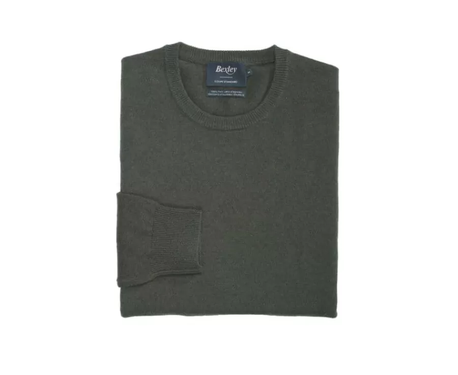 Outlet Jersey de lana con cuello redondo Verde de hombre  Conan Jerséis Cuello Redondo | Jerséis De Punto
