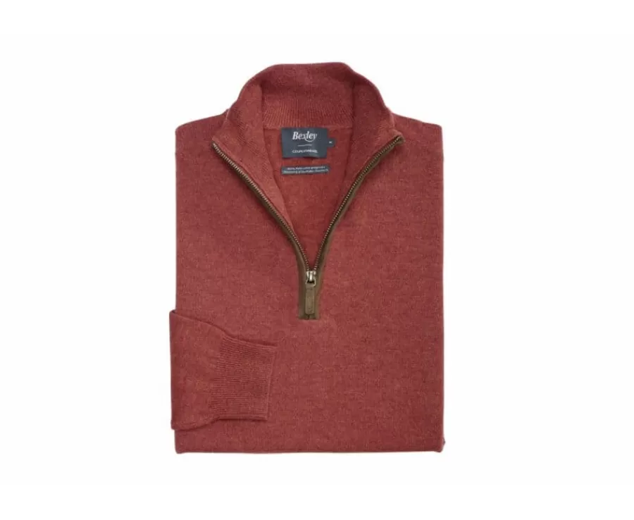 Cheap Jersey de lana para hombre con cuello cremallera Especia moteado Keithy Jerséis De Cuello Cremallera | Jerséis De Punto