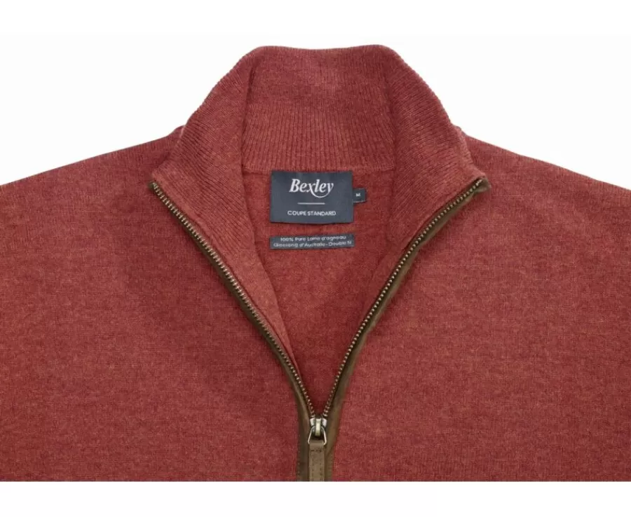 Cheap Jersey de lana para hombre con cuello cremallera Especia moteado Keithy Jerséis De Cuello Cremallera | Jerséis De Punto