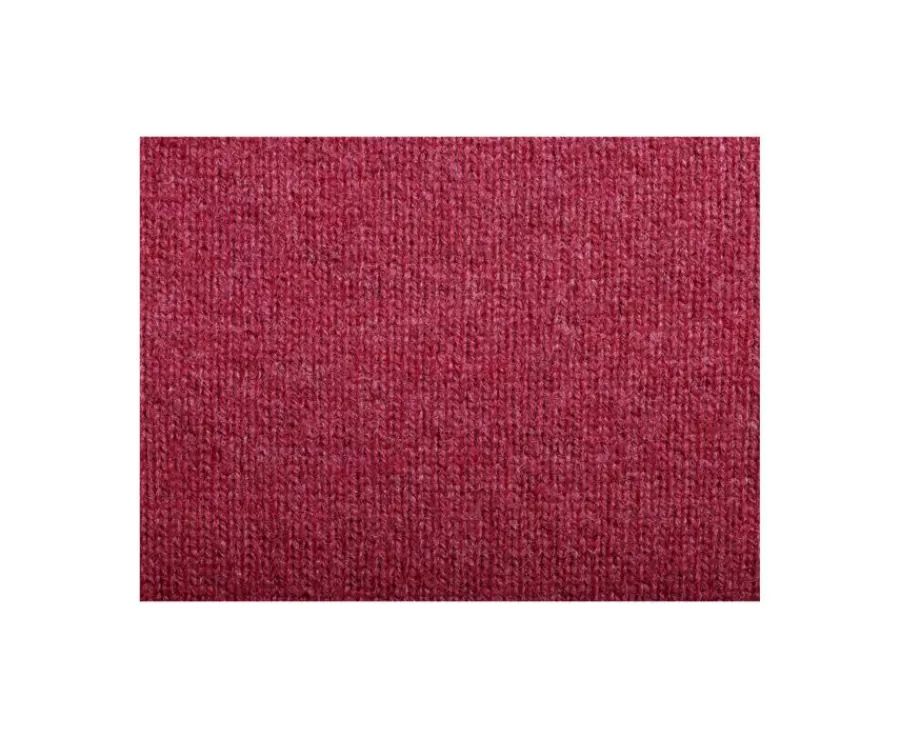 Online Jersey de lana para hombre con cuello cremallera Rojo y azul oscuro jaspeado Keyden Jerséis De Cuello Cremallera | Jerséis De Punto
