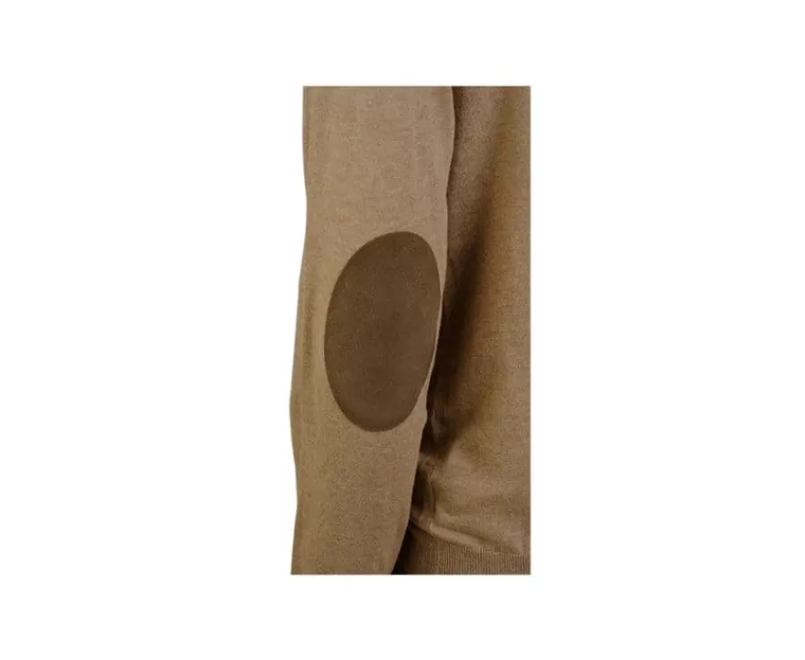 Hot Jersey fino de algodón pima/cachemira para hombre con cuello en V Topo moteado Vadim Jerséis De Cuello Pico