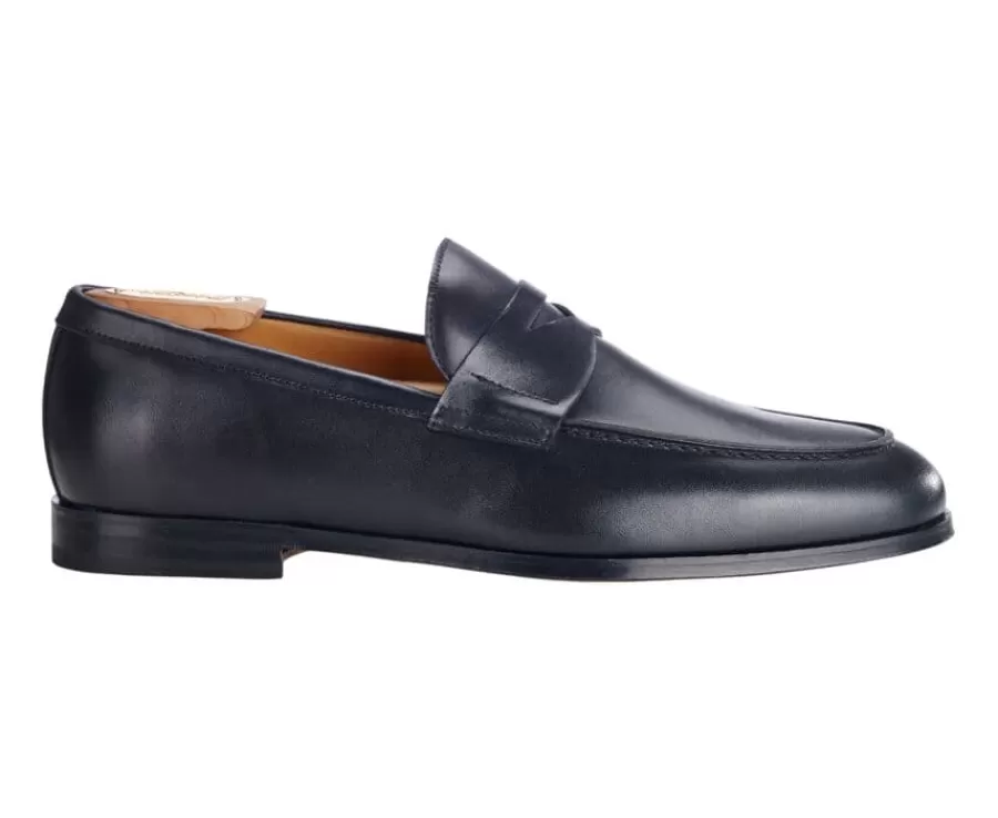 Best Sale Mocasín de piel para hombre Negro Derybrook Zapatos De Boda | Mocasines