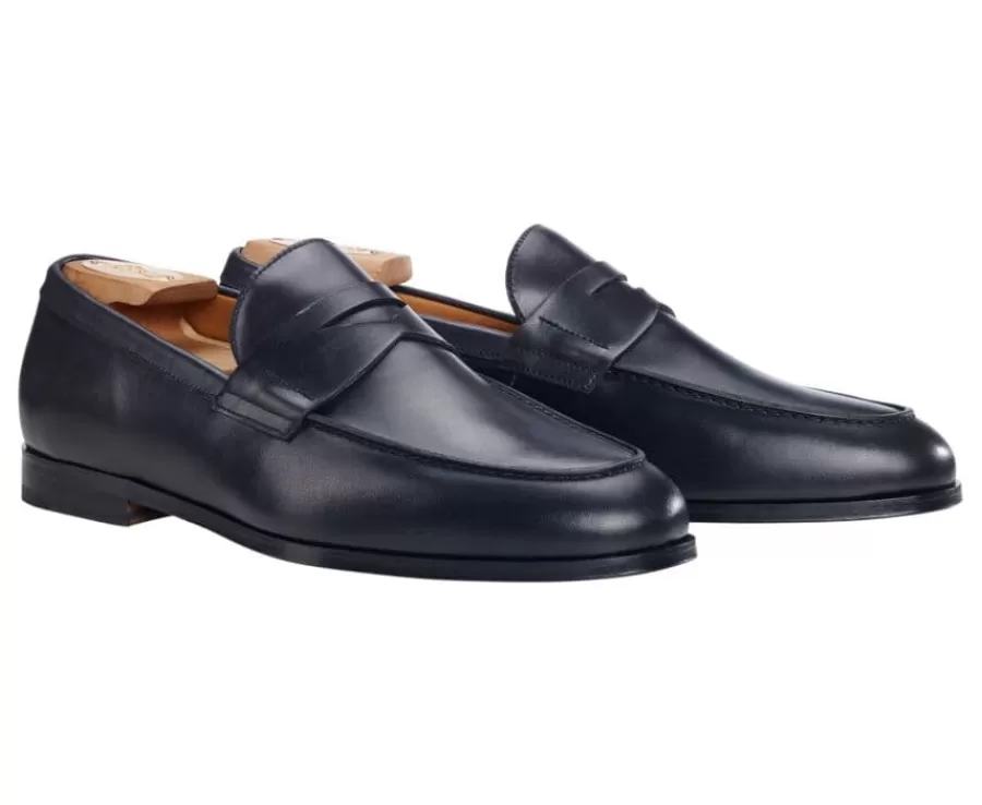 Best Sale Mocasín de piel para hombre Negro Derybrook Zapatos De Boda | Mocasines