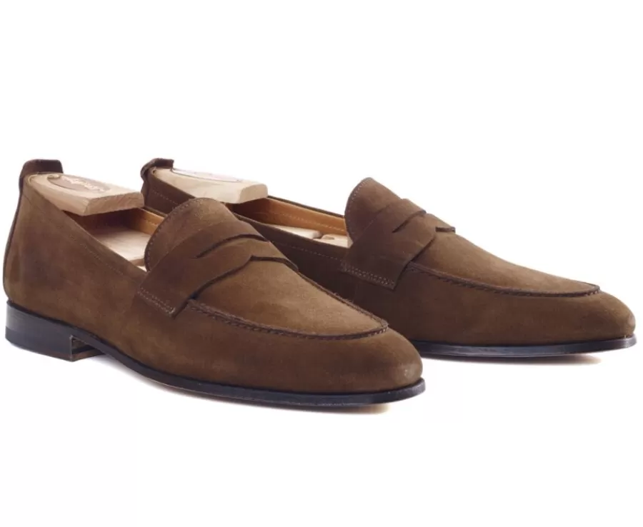 Discount Mocasín de terciopelo Terciopelo Habana para hombre Cevio Zapatos Confort | Mocasines