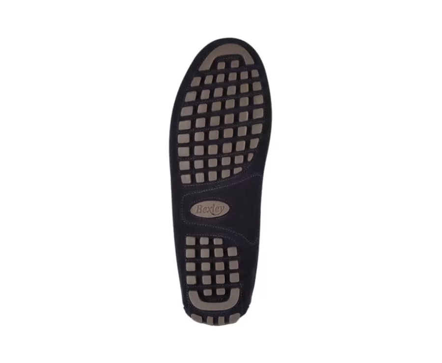 Discount Mocasín de verano para hombre de terciopelo Azul marino Ferguson Mocasines Y Drivers